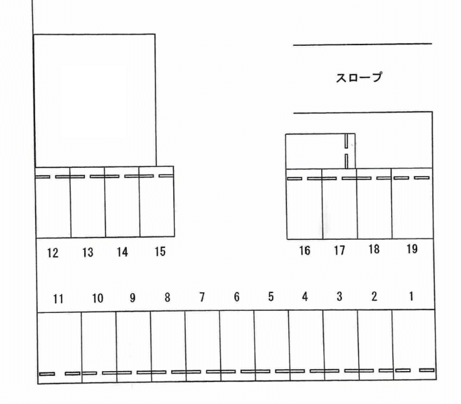 ザ・パーク南大通3丁目2の駐車配置図