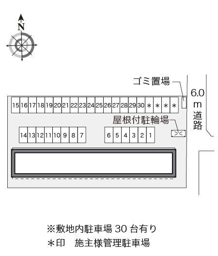 メゾン　ジュ　クール(31889)の駐車配置図