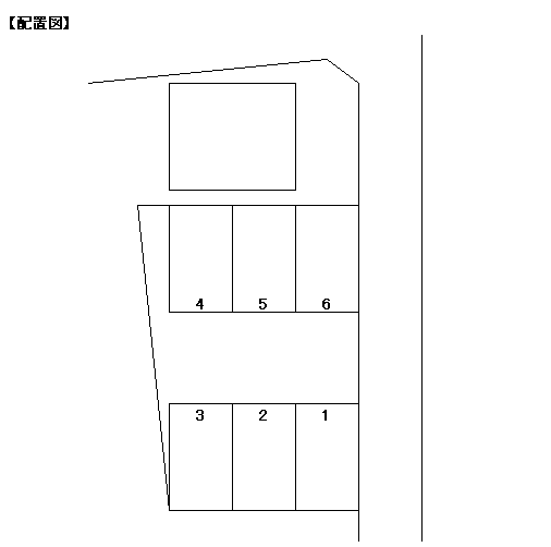 B-80 下川原5丁目鷲巣貸駐車場の駐車配置図