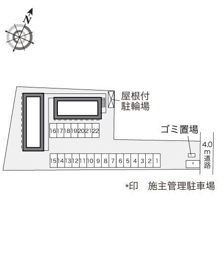 カンファタブル(33539)の駐車配置図