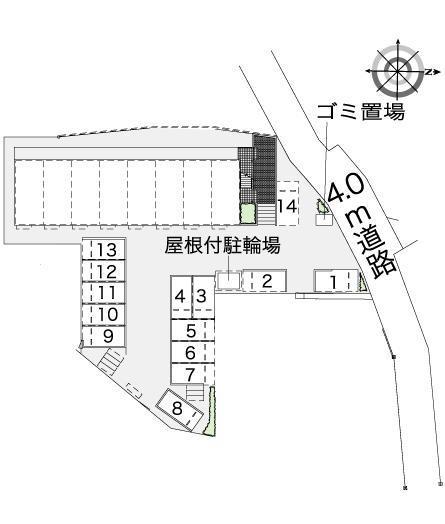 エル　クレイン(42463)の駐車配置図