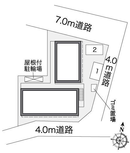 ＲＥＤ　ＥＣＨＯ(27677)の駐車配置図