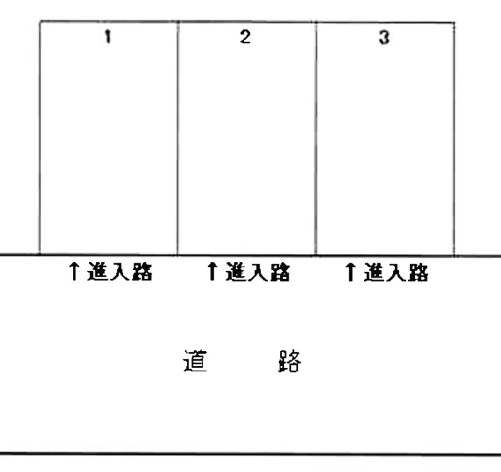 元町i駐車場の駐車配置図