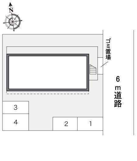 Ｔ－ウエスト(16499)の駐車配置図