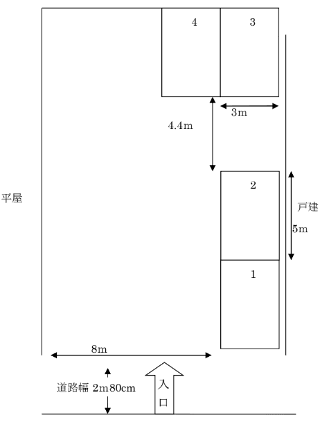 KIMURAパーキングの駐車配置図