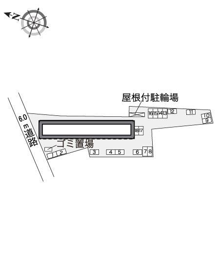 エントピア(32156)の駐車配置図