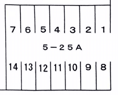 高砂5-25駐車場Aの駐車配置図
