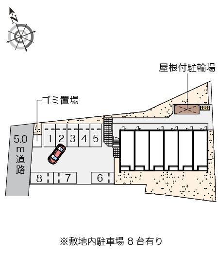 クレイノヴィクトワールⅠ(56649)の駐車配置図