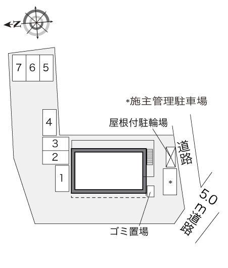 里の尾(31264)の駐車配置図