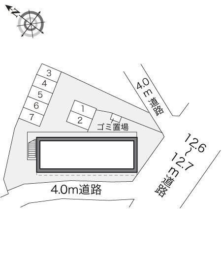 アメニティハイツ(17102)の駐車配置図