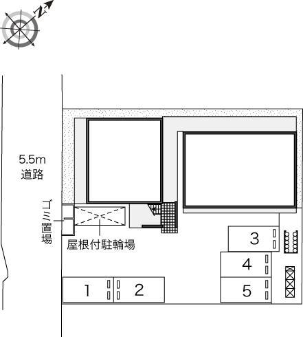 平尾(45661)の駐車配置図