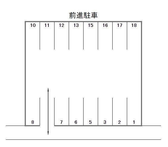 J-261の駐車配置図