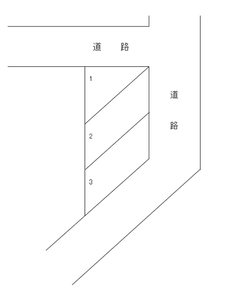 中野久木6430654駐車場の駐車配置図