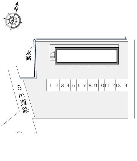 北上ＥＡＳＴ(16955)の駐車配置図