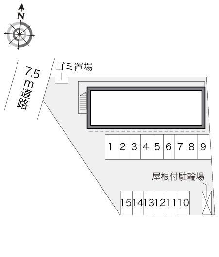 城内(20952)の駐車配置図