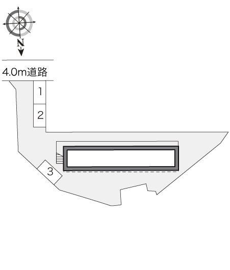 常盤台(23878)の駐車配置図