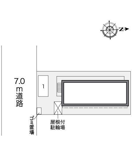 湯里(26681)の駐車配置図