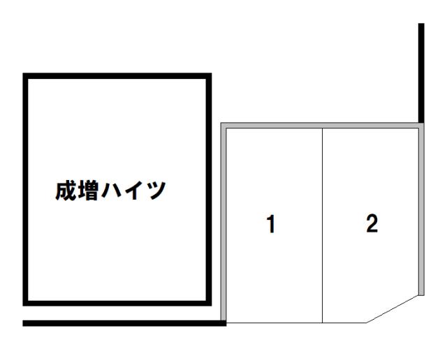 成増ハイツの駐車配置図