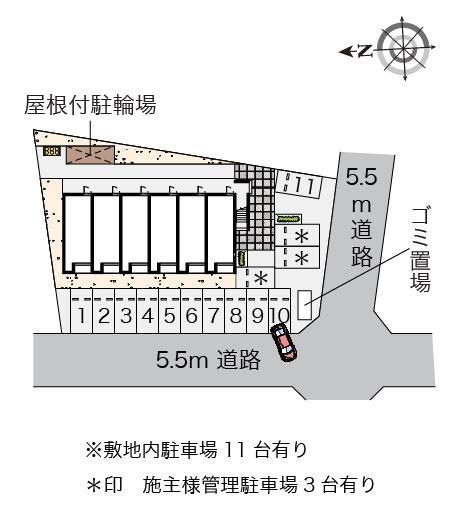 ニシキⅡ(54746)の駐車配置図