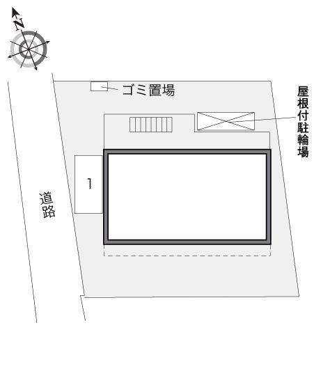 フェリア宮内(33204)の駐車配置図