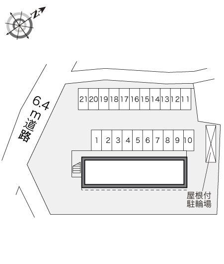 ルミエール２(16338)の駐車配置図
