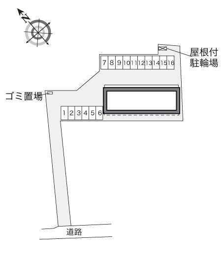 グランシャリオ(33105)の駐車配置図