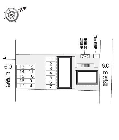 プランセル南陽(32741)の駐車配置図
