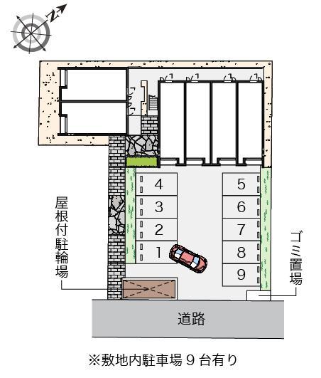 クレイノルピナス参番館(58302)の駐車配置図