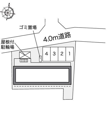 ＳＵＮぽてと(42004)の駐車配置図