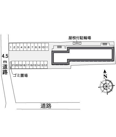 橋爪中Ⅱ(39224)の駐車配置図