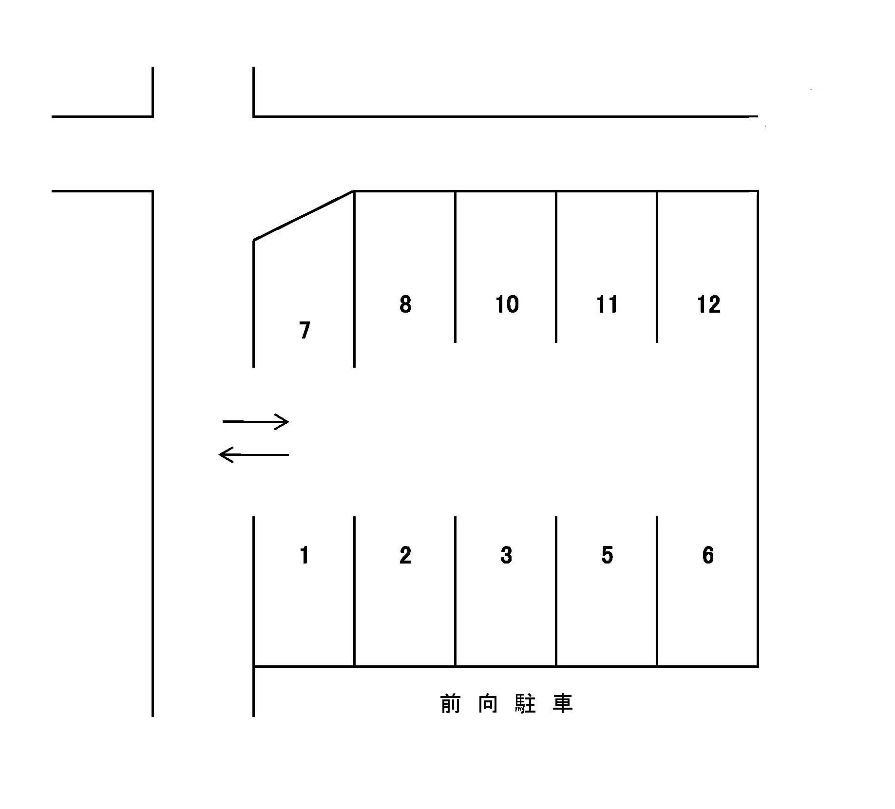J-033の駐車配置図