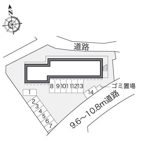 ＮＡＧＡＴＡ(17797)の駐車配置図