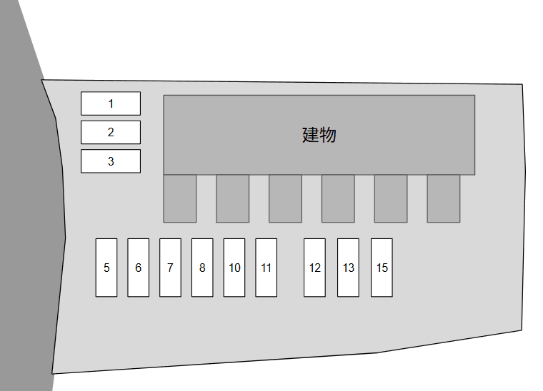 Ｅｖｅｒ　Ｇｒｅｅｎの駐車配置図