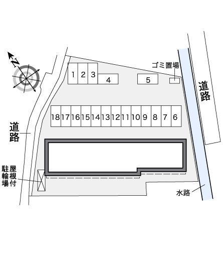ソル(36882)の駐車配置図