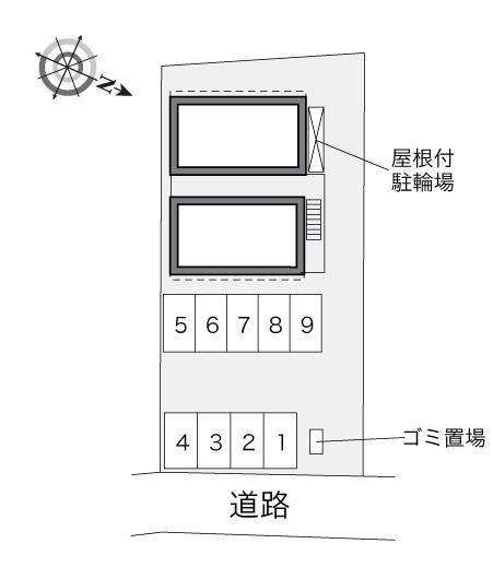 カリーハイツ(34924)の駐車配置図