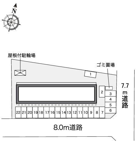 まつかぜ(30233)の駐車配置図