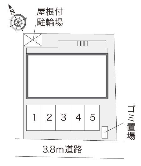 ラボア(31190)の駐車配置図