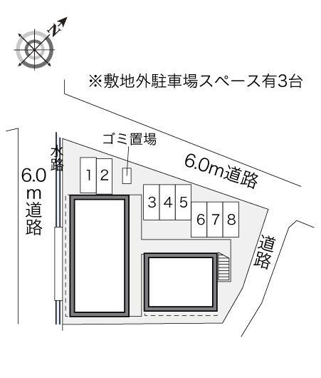 ＨＡＬ(24333)の駐車配置図
