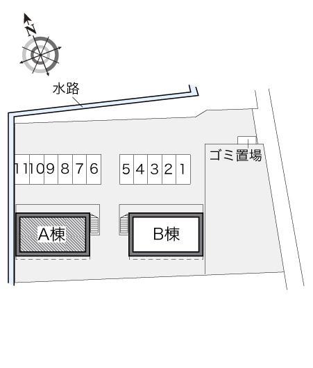ＭＯＲＩ・Ａ(18427)の駐車配置図