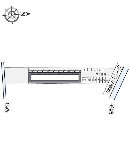 南岩国(20607)の駐車配置図