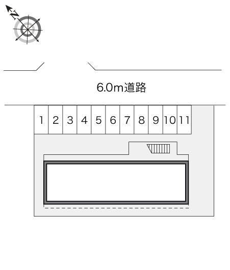 ファームガーデン(19363)の駐車配置図