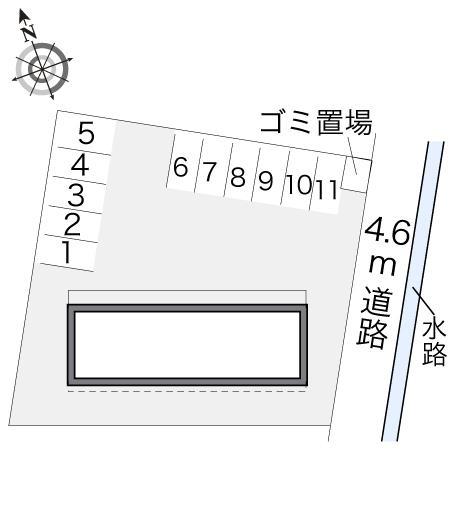 ソレイユ(10112)の駐車配置図