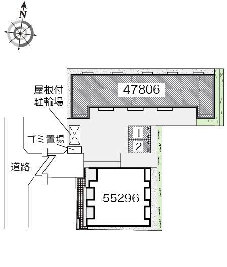 ハッピーエイトⅢ(47806)の駐車配置図