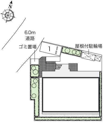 シェソワⅣ(41799)の駐車配置図