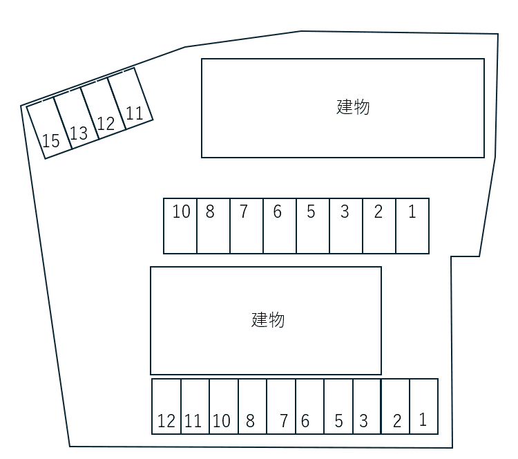 Ｍａｍａ　Ｃｕｔｅの駐車配置図