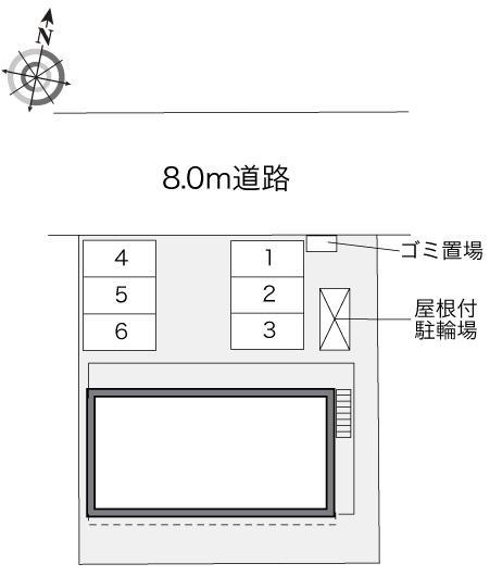 陽高(33322)の駐車配置図