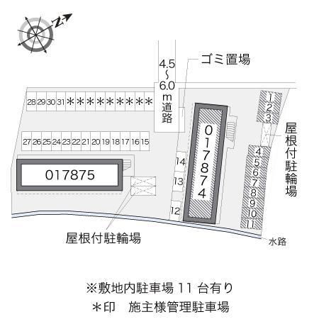 プレシオ２１Ａ(17874)の駐車配置図
