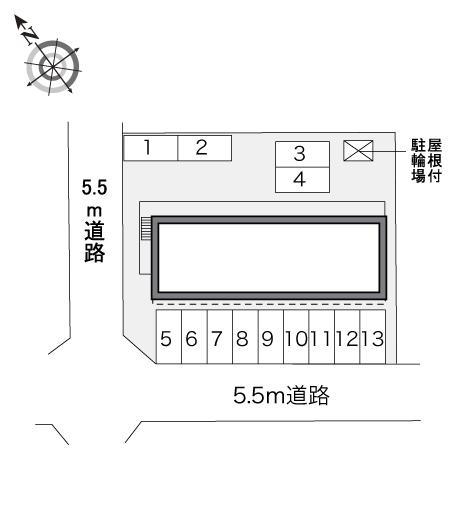 大領(33548)の駐車配置図