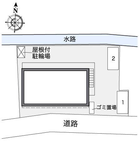 ハーモニー(36680)の駐車配置図