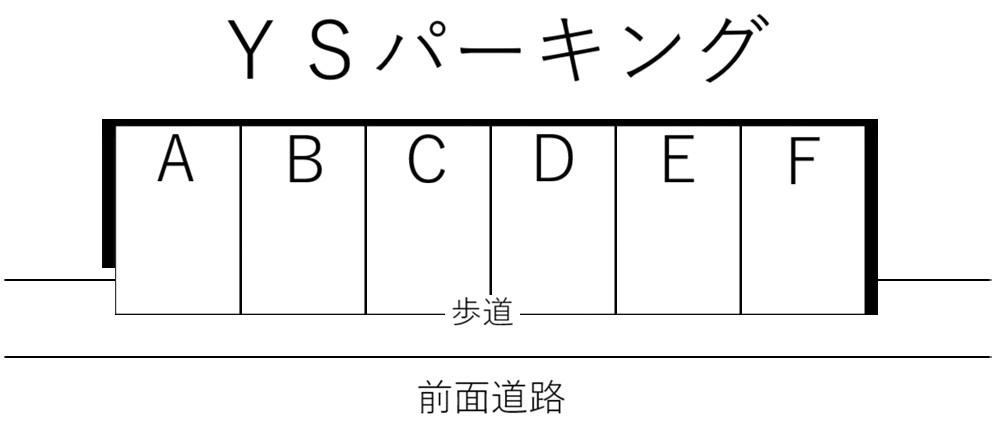 ＹＳパーキングの駐車配置図